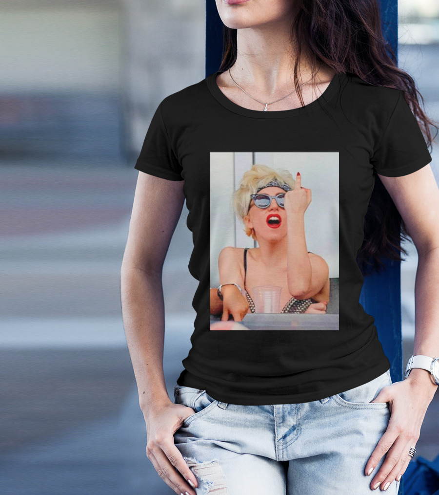 Lady Gaga Celebratory Gesture Iconic Pose T-Shirt