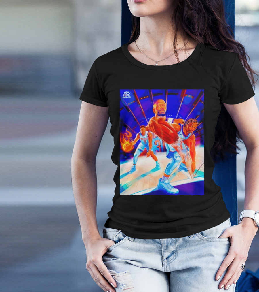 New York Forever Basketball Fireball Legends Stadium Action T-Shirt