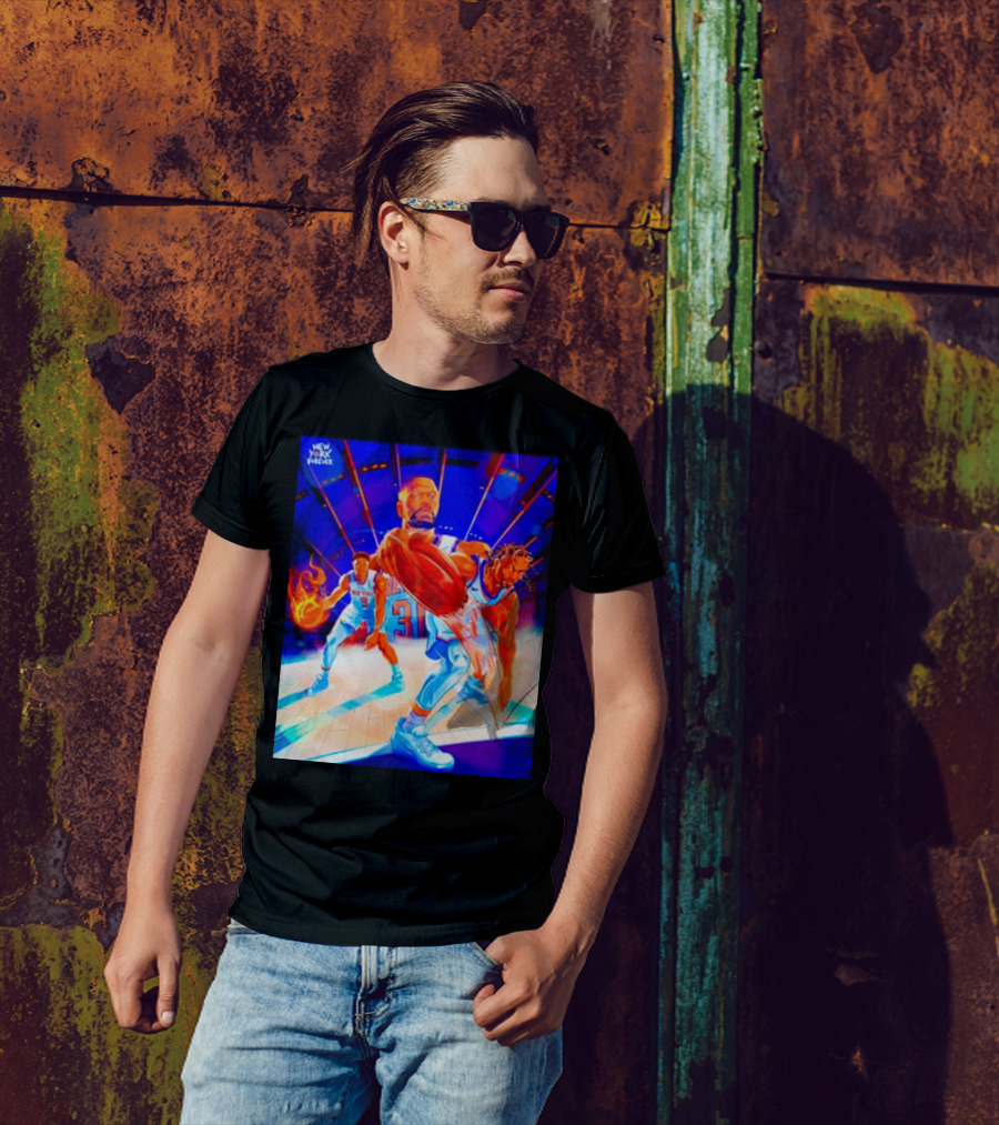 New York Forever Basketball Fireball Legends Stadium Action T-Shirt