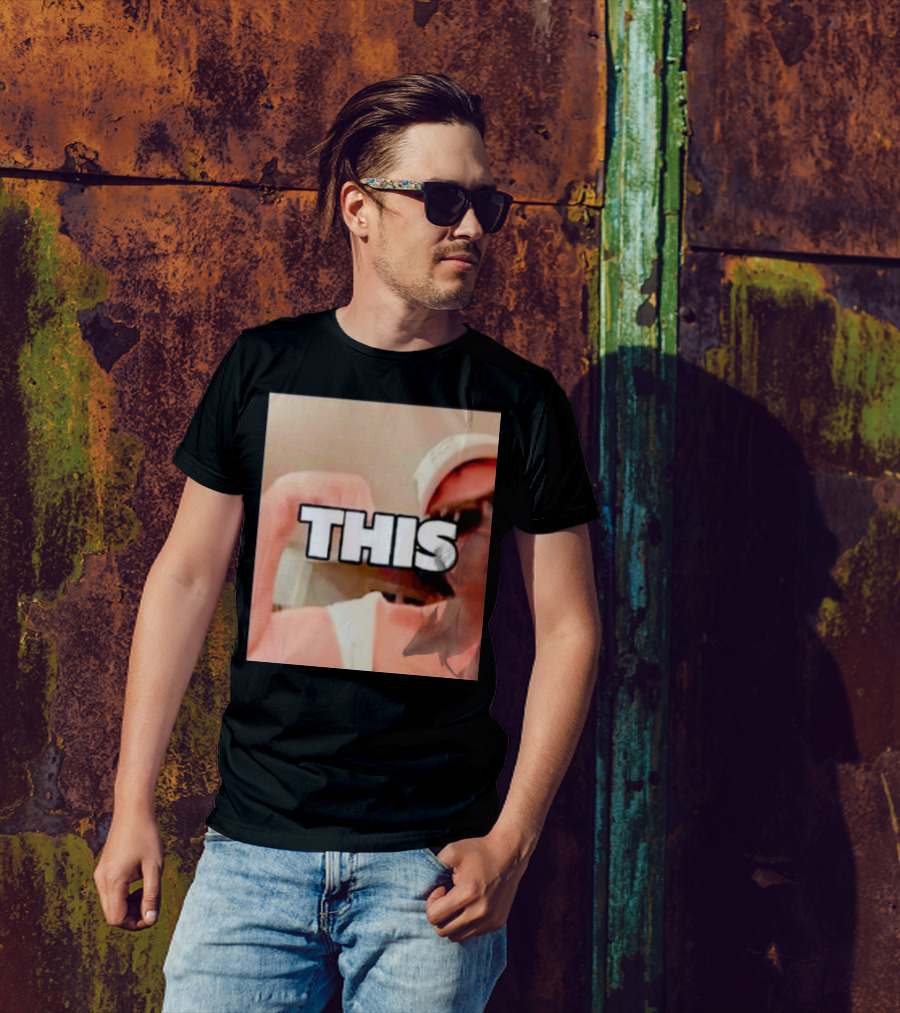 Dave Portnoy This Elio Imbornone Sunglasses Flexing T-Shirt
