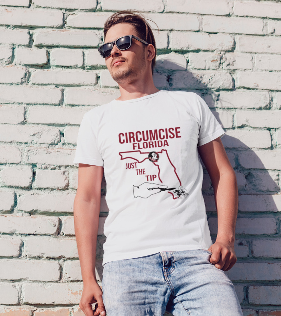 Circumcise Florida Just The Tip Map T-Shirt