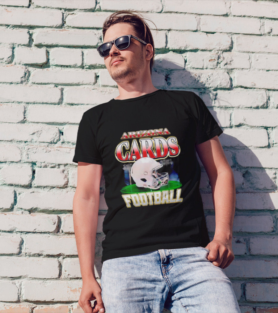 ARIZONA CARDS FOOTBALL HELMET SPORTS FAN GEAR T-Shirt