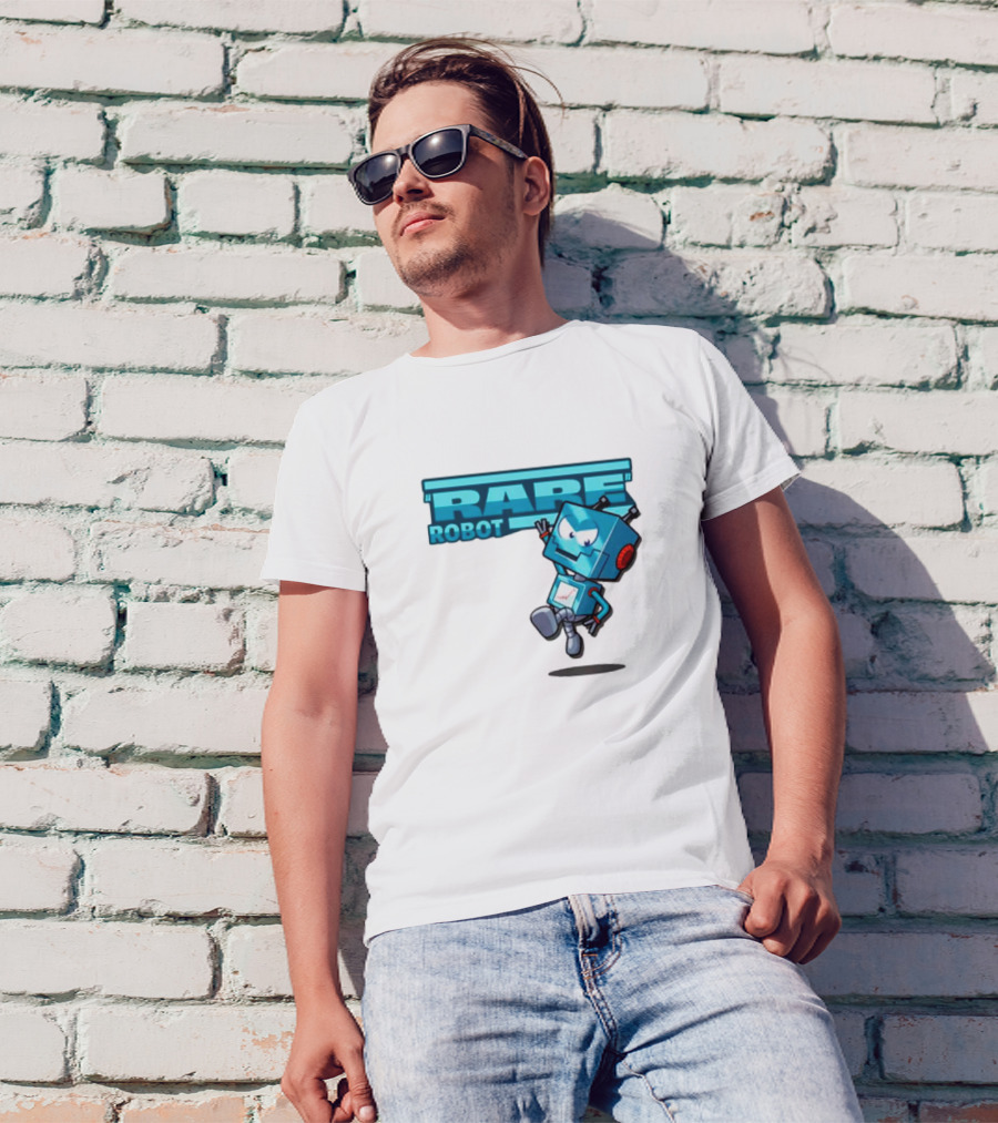 Rare Robot Character T-Shirt