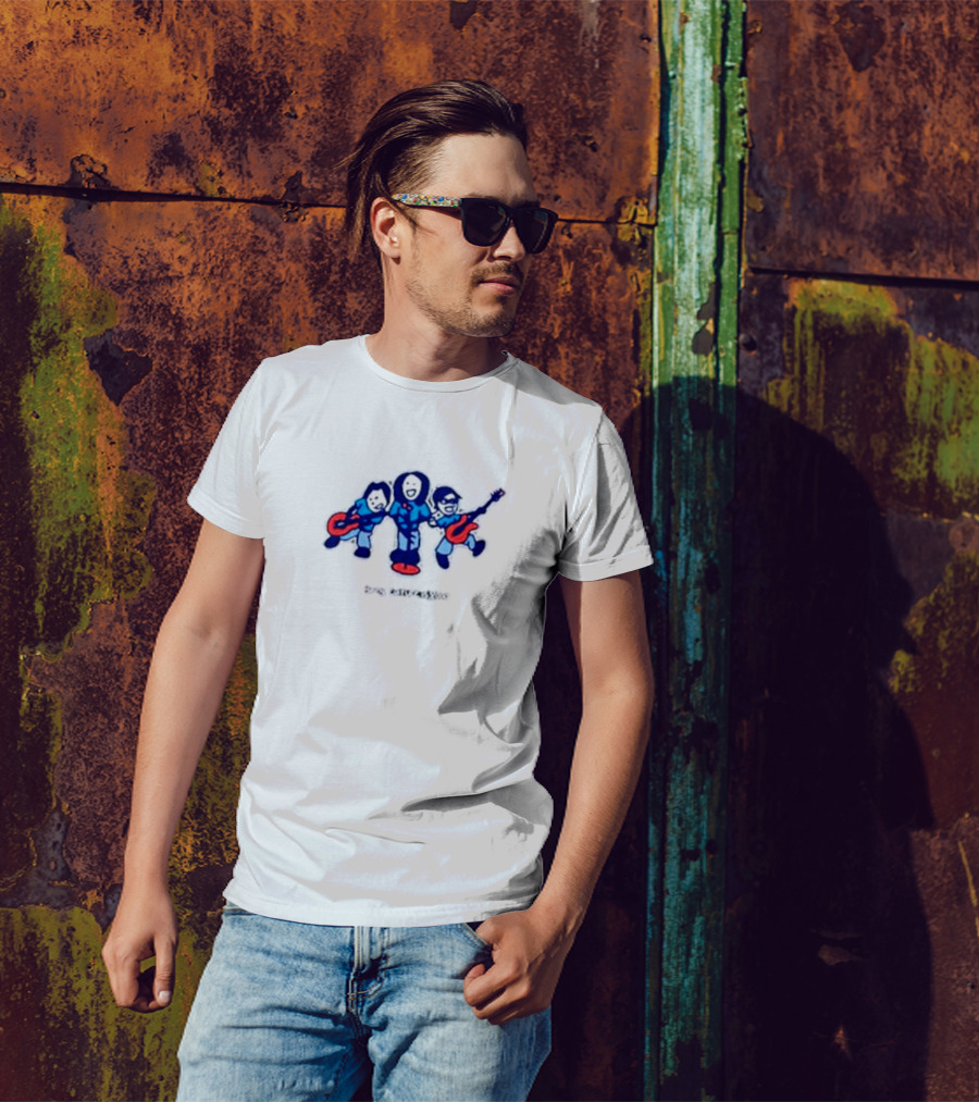 Young Culture Is Good Band Cartoon Trio T-Shirt