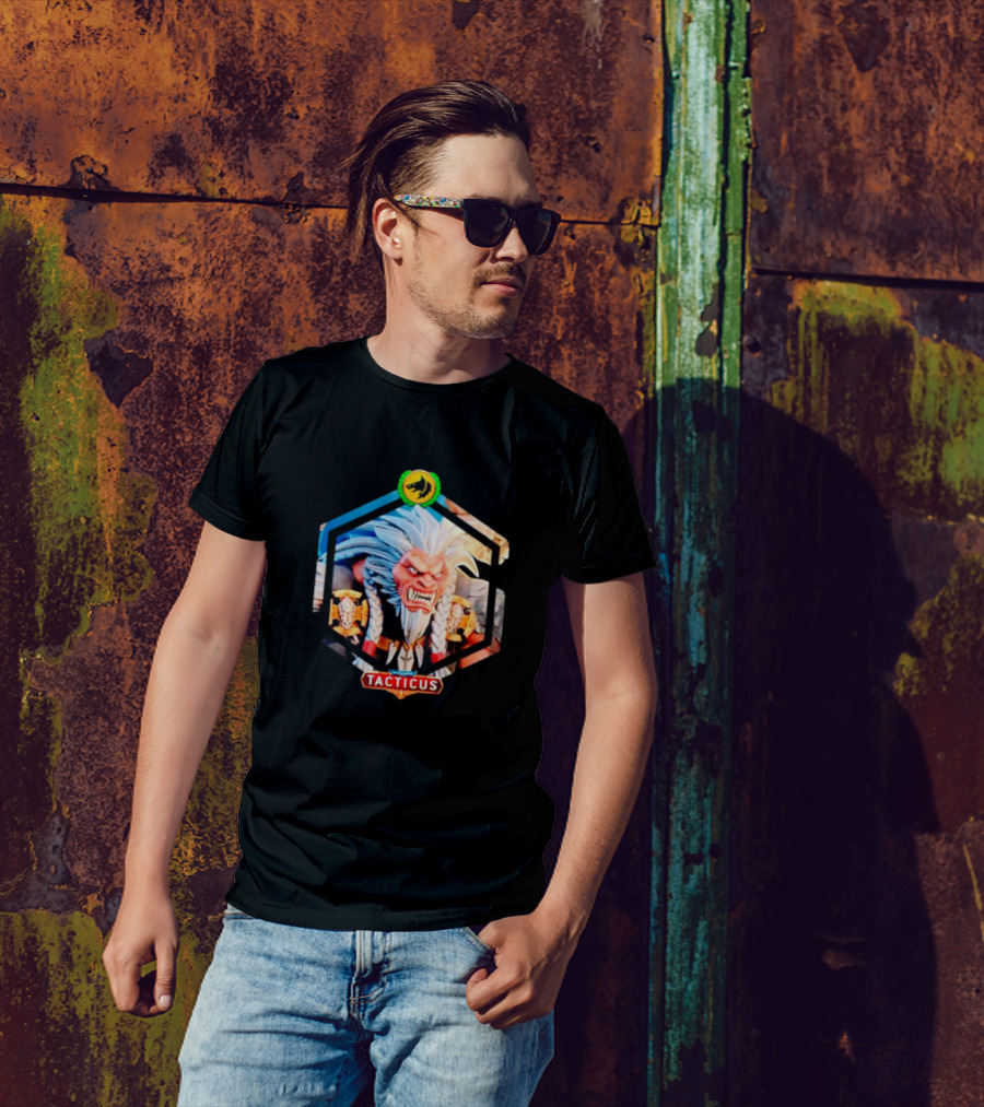 Warhammer 40000 Tacticus Space Iconic Character Emblem T-Shirt