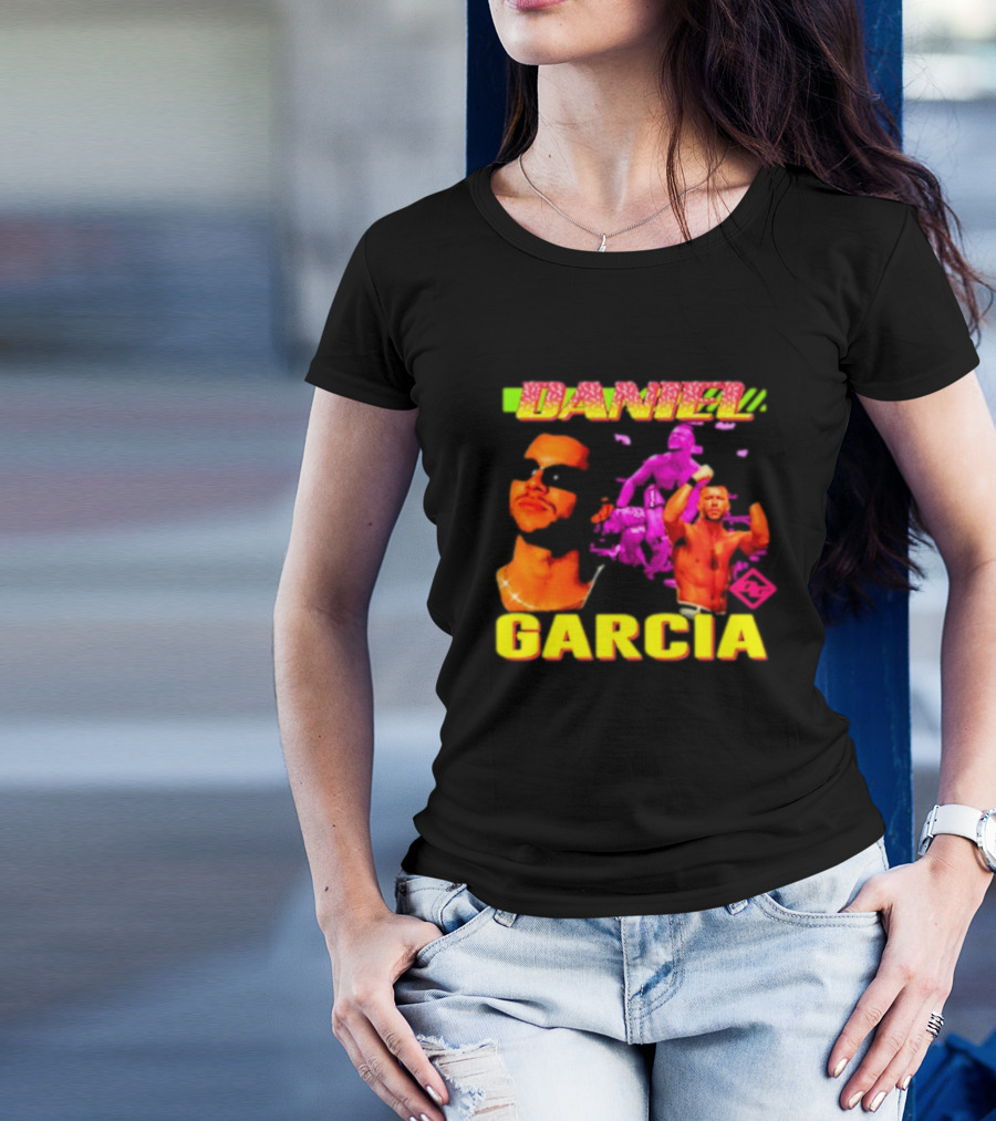 Daniel Garcia Neon Style Wrestling Action T-Shirt