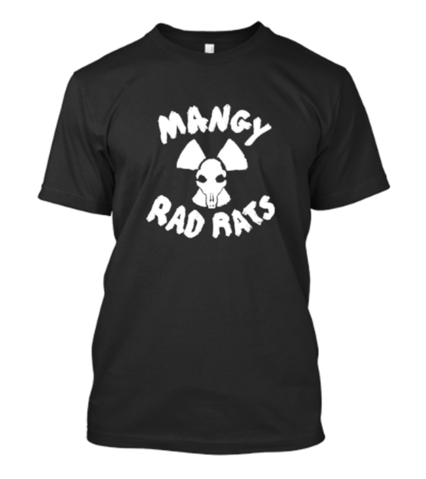 Mangy Rad Rats Skull Radiation T-Shirt