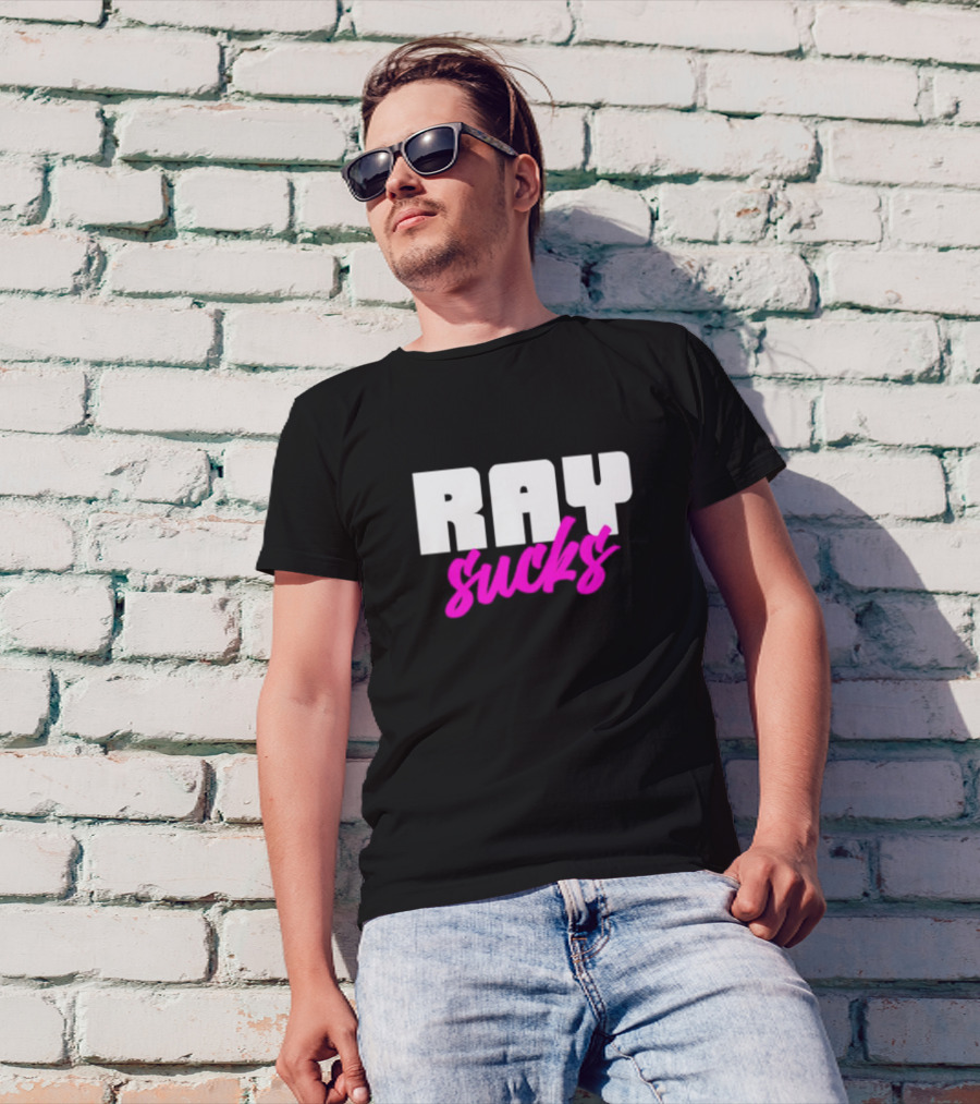RAY SUCKS Bold Pink T-Shirt