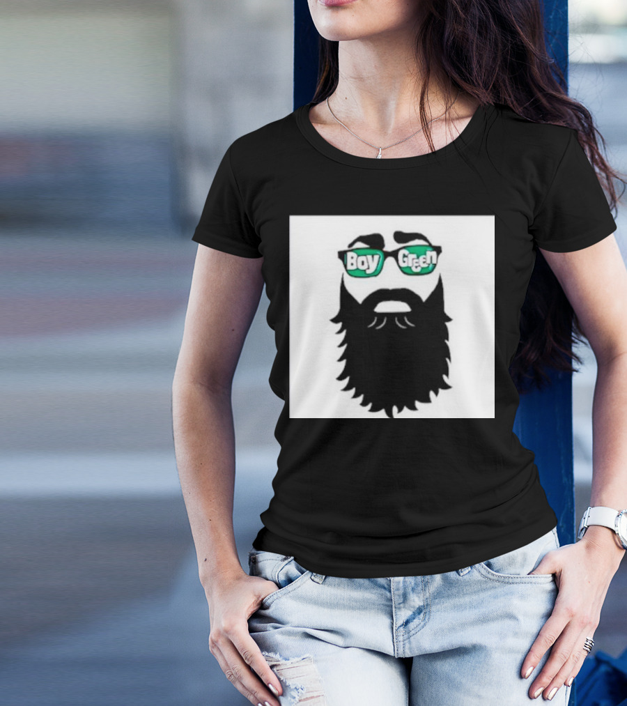 Boy Green Bearded Sunglasses T-Shirt
