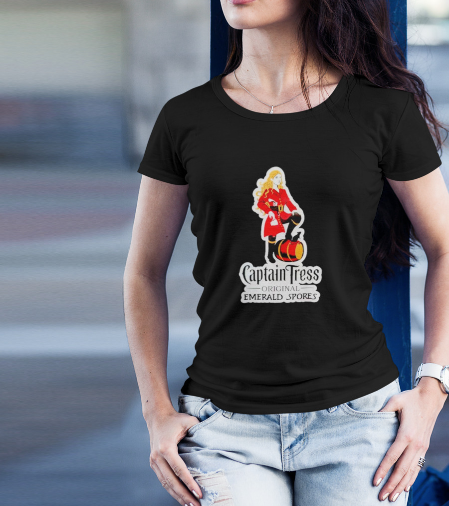 Captain Tress Original Emerald Spores T-Shirt