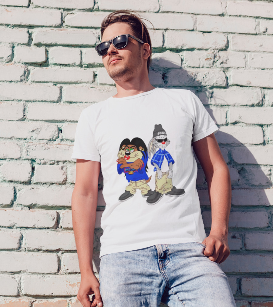 Foos Gone Wild Fooneytunez Cartoon Style Characters T-Shirt