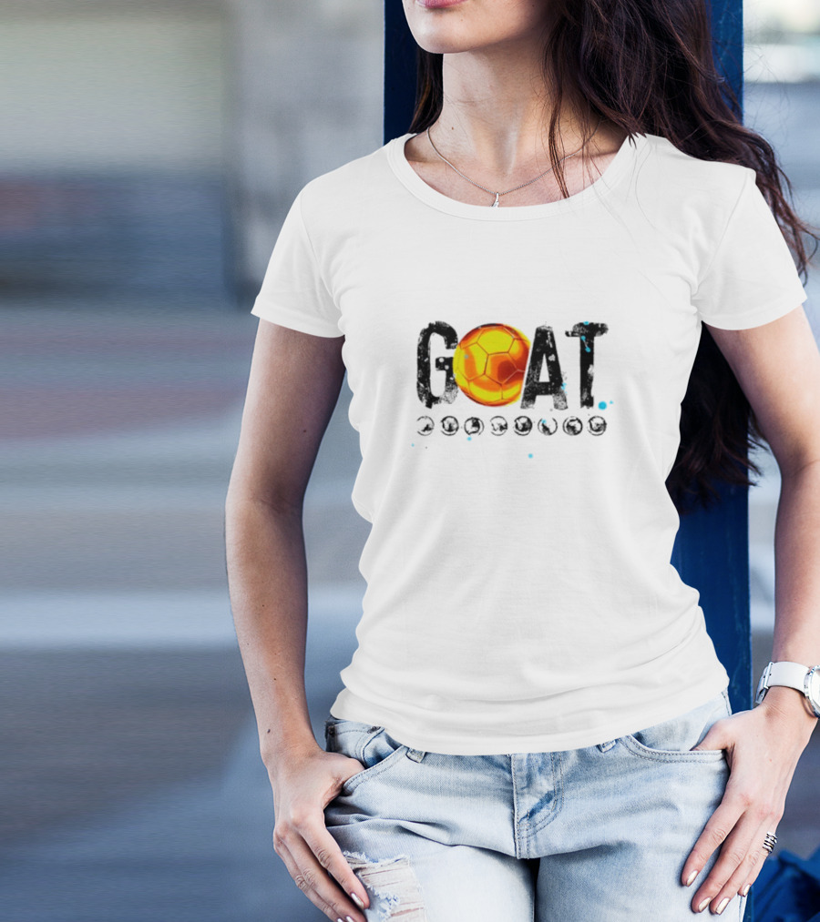 Ballon D'Or Goat With 8 Awards El Mejor Del Mundo T-Shirt