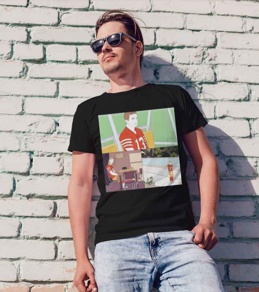 Bye Week Mood Football Reflection Trio T-Shirt