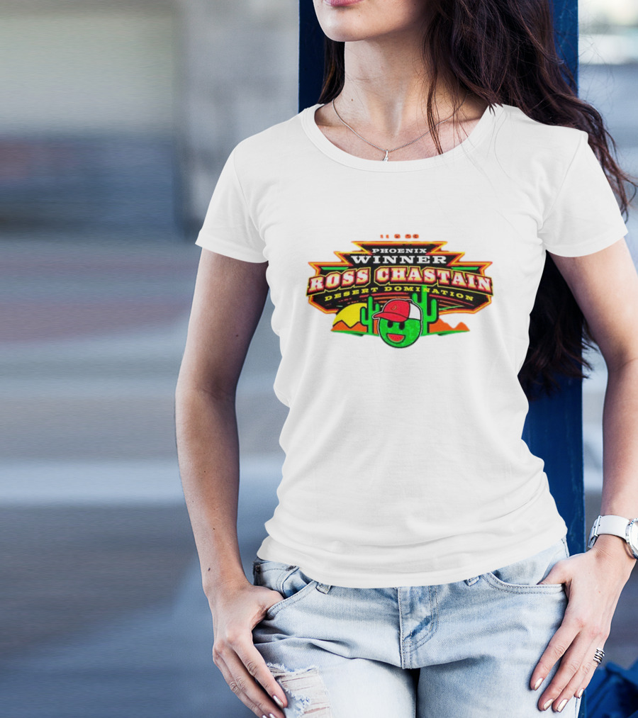Phoenix Winner Ross Chastain Desert Domination 11.5.22 Cactus And Racing Helmet T-Shirt
