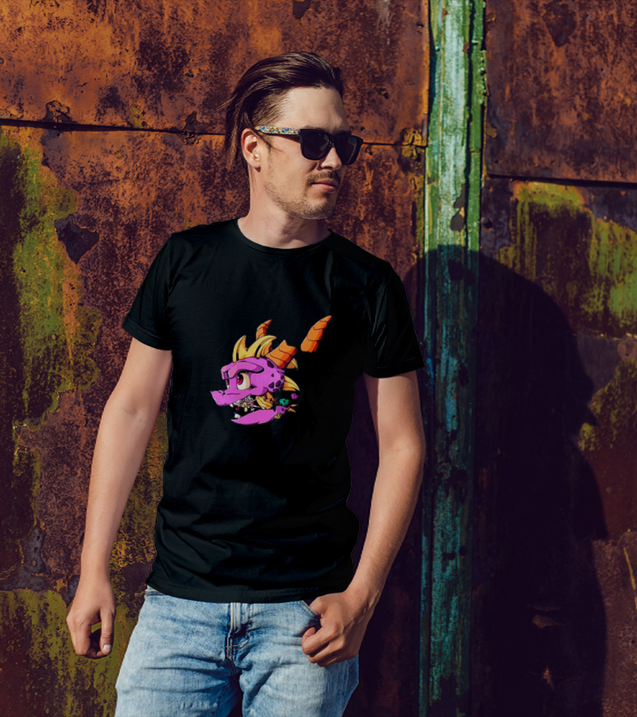 Spyro Capsule Game Adventure Dragon Fan T-Shirt