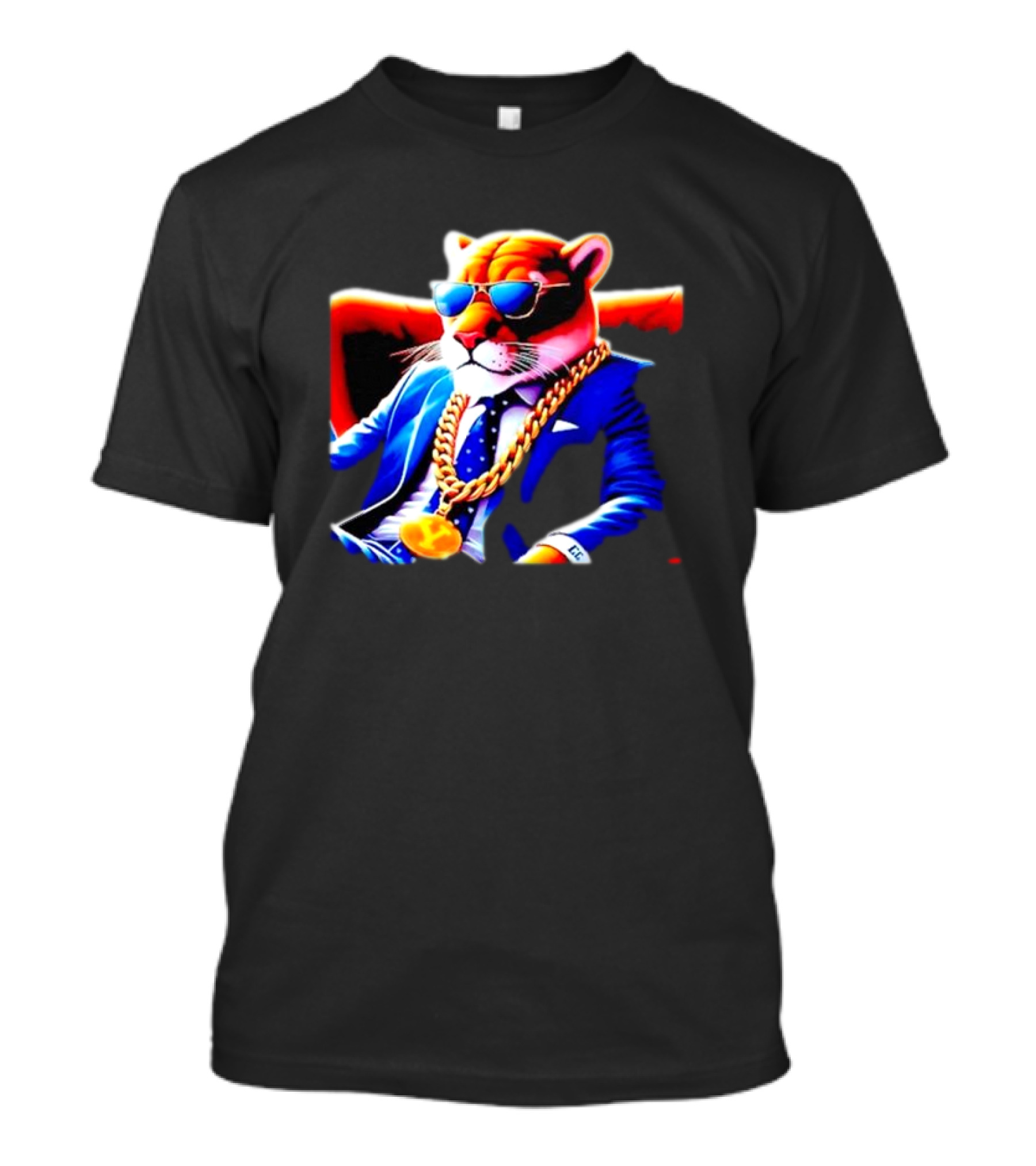 Og Cosmo Cougar BYU Chain Sunglasses Suit T-Shirt