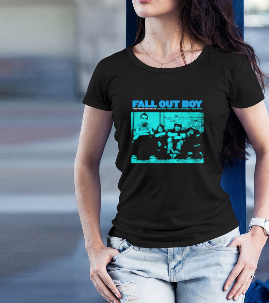 FALL OUT BOY Take This To Your Grave Pete Wentz Patrick Stump Joe Trohman Andy Hurley T-Shirt