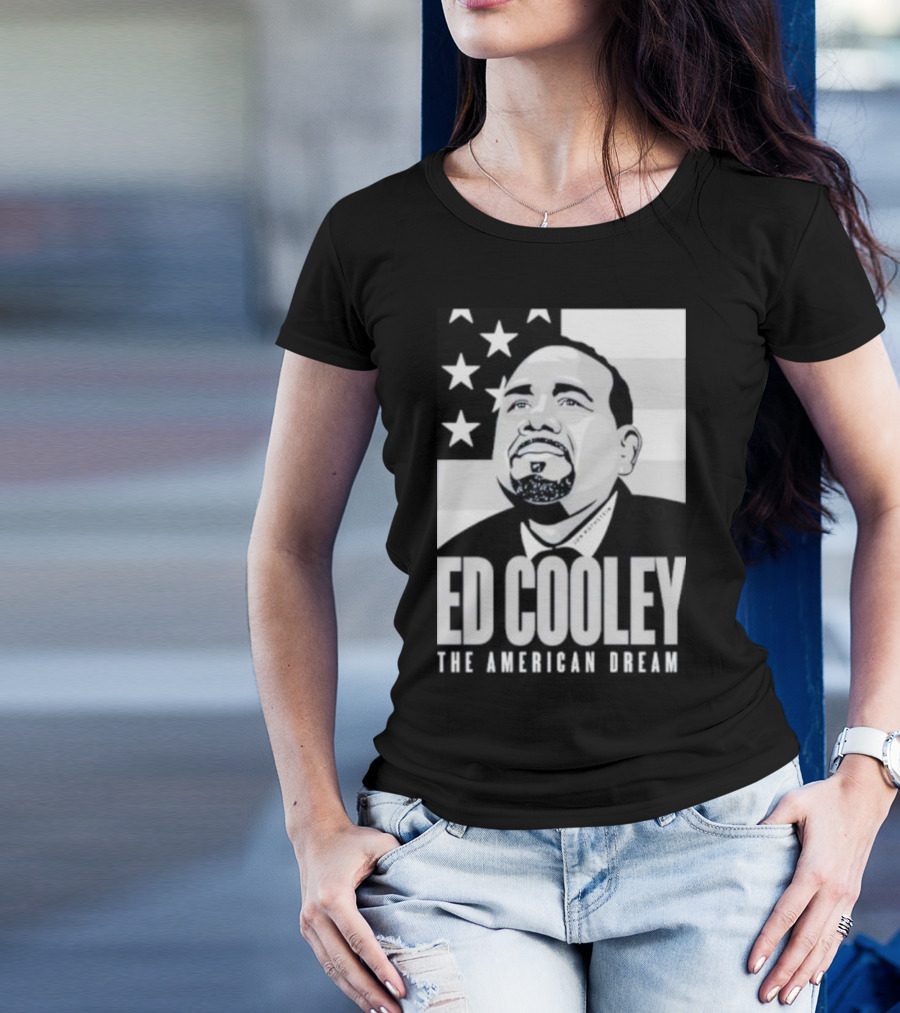 Ed Cooley The American Dream USA Flag T-Shirt