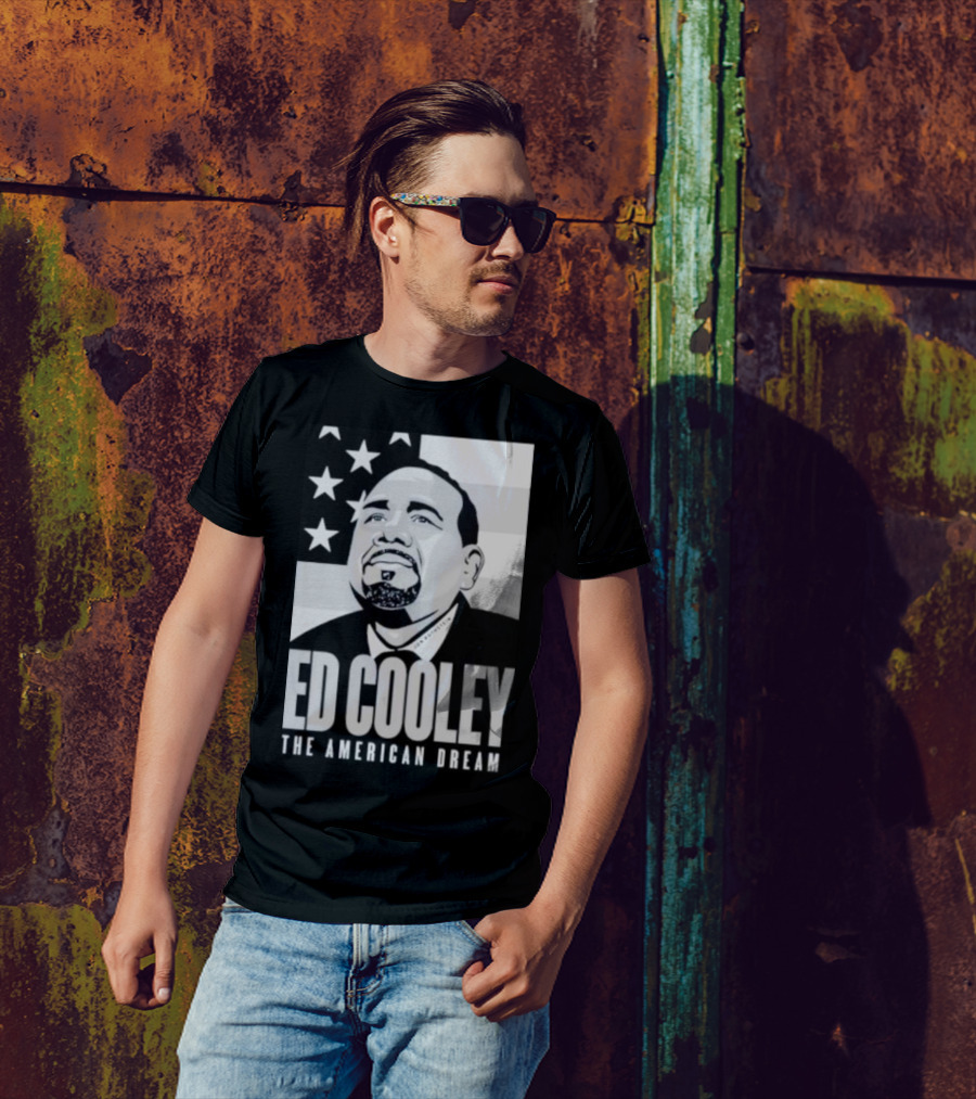 Ed Cooley The American Dream USA Flag T-Shirt