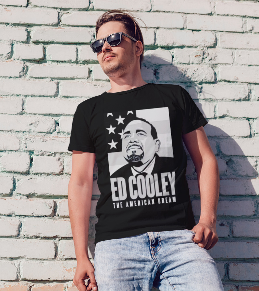 Ed Cooley The American Dream USA Flag T-Shirt
