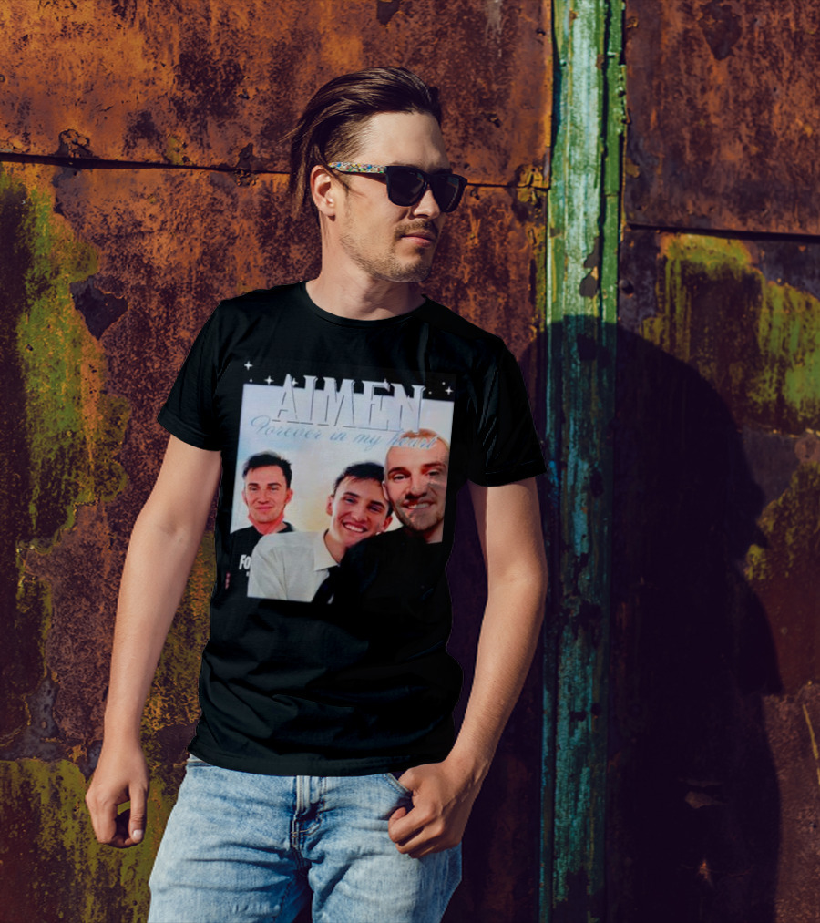 AIMEN Forever In My Heart With Smiling Friends And Stars T-Shirt
