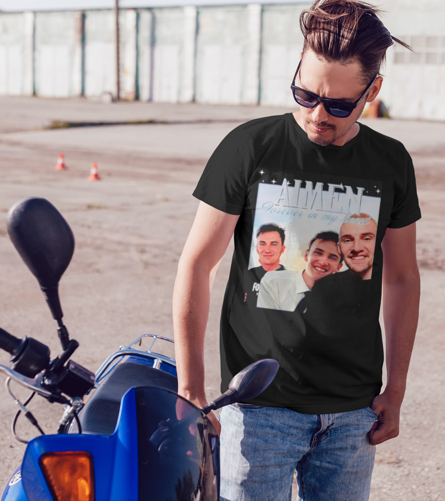 AIMEN Forever In My Heart With Smiling Friends And Stars T-Shirt