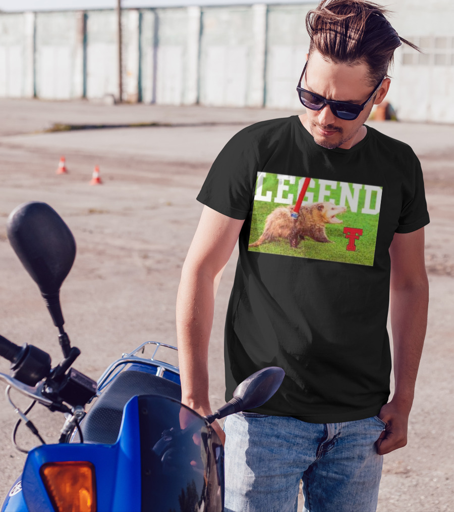Opossum Legend Texas Tech Football T-Shirt