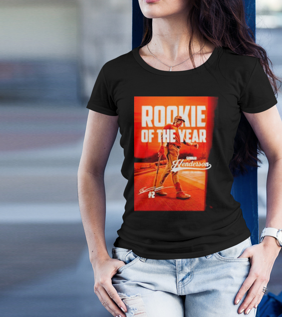 Gunnar Henderson #2 Rookie Of The Year ’23 T-Shirt