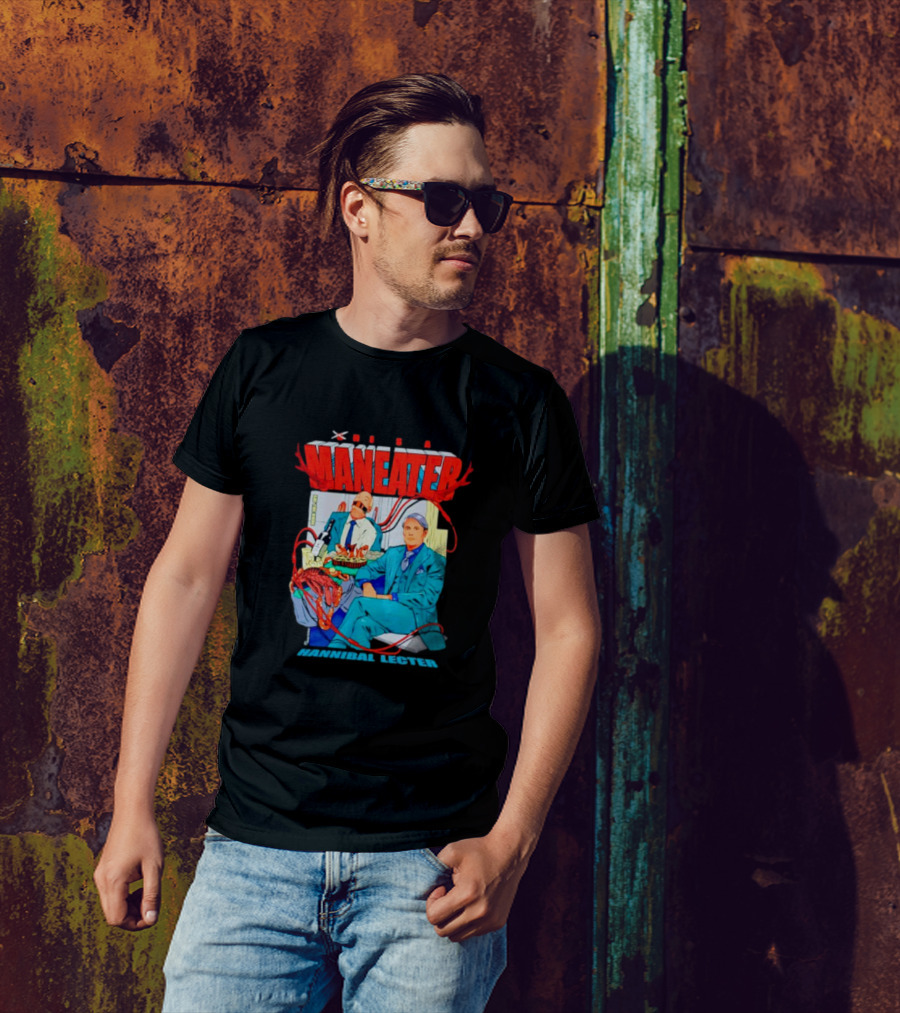Maneater Hannibal Lecter Vintage Comic T-Shirt