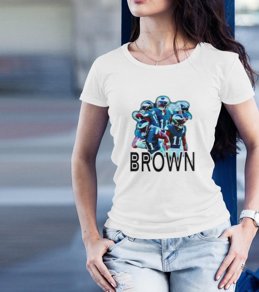 Philadelphia Eagles AJ Brown NFL Football T-Shirt