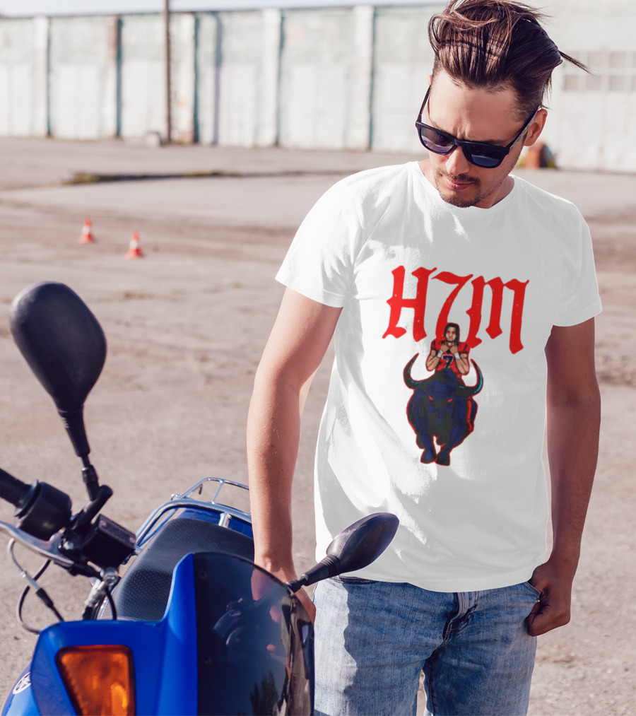 H7M CJ Stroud Houston Texans Bull T-Shirt