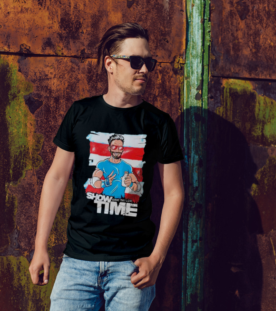 Eric Taylor Show Time Peace Pose And Drink T-Shirt