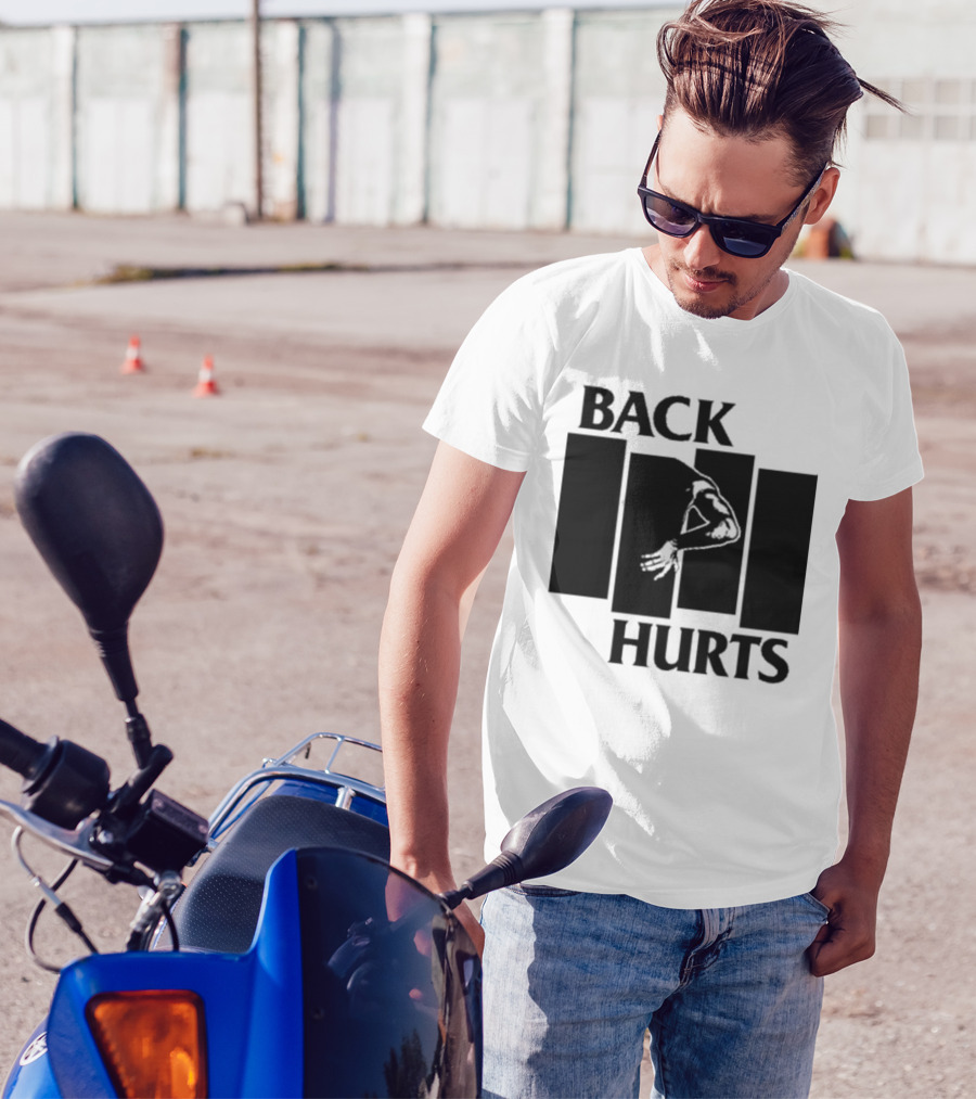 Black Flag Back Hurts T-Shirt