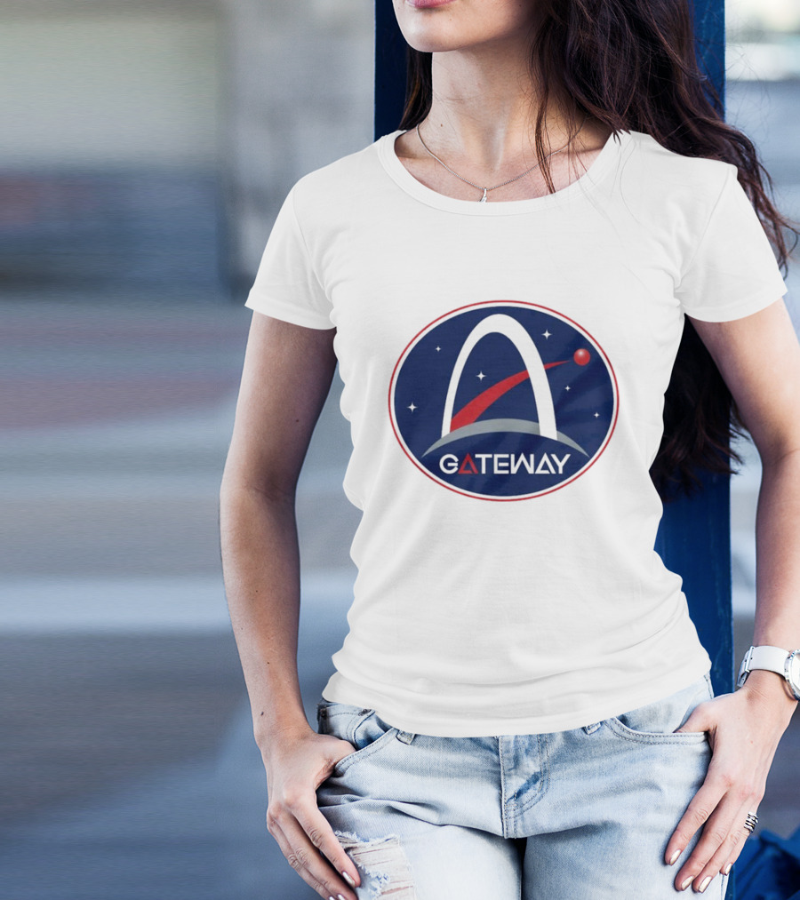 Gateway Program NASA Inspired St. Louis Arch T-Shirt