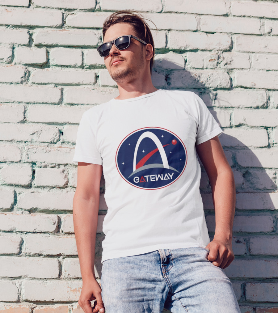 Gateway Program NASA Inspired St. Louis Arch T-Shirt