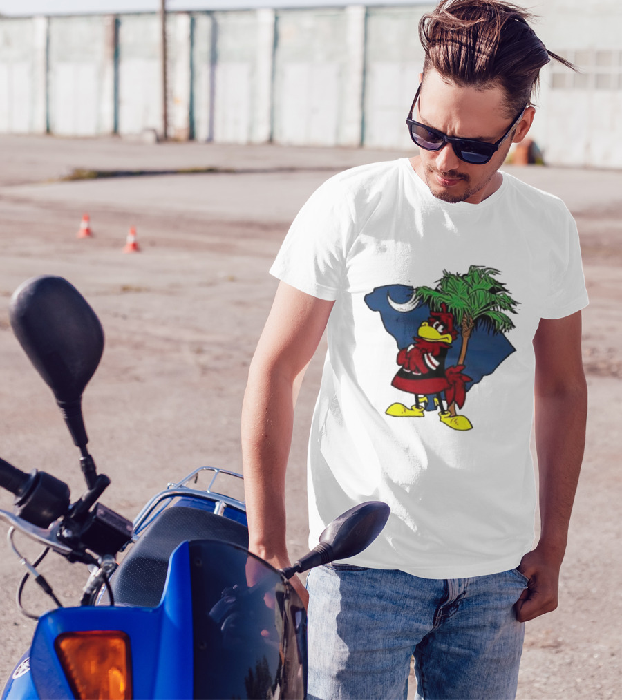 South Carolina Gamecocks Palmetto Moon Mascot T-Shirt