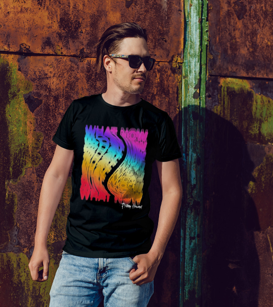 Brittany Howard What Now Colorful Distorted Text T-Shirt