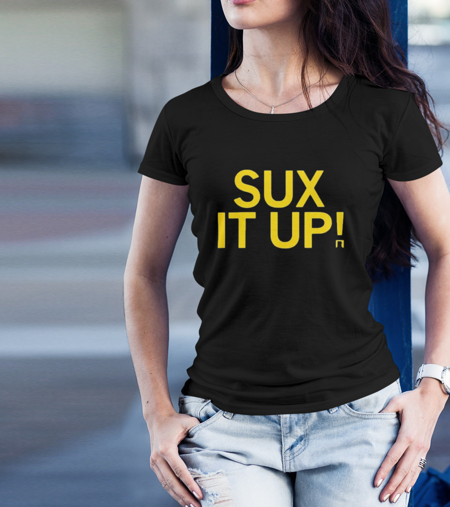 Raygun Sux It Up Slogan T-Shirt