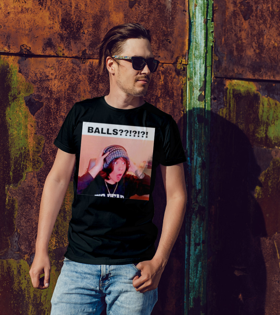 BALLS??? Quackity Reaction Meme T-Shirt