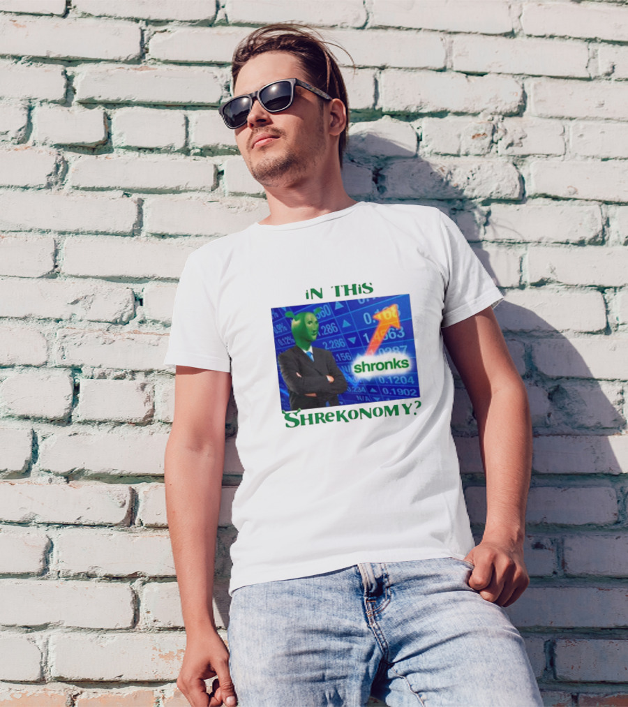 In This Shrekonomy Shronks Stock Market T-Shirt