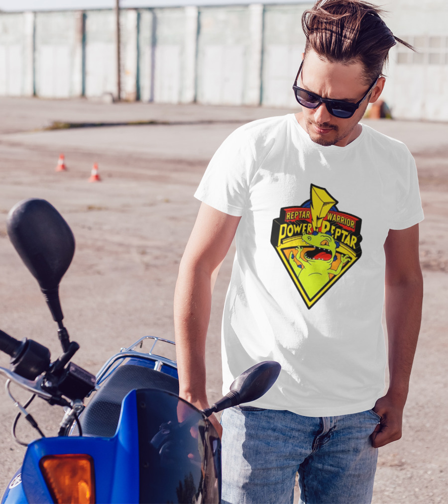 Reptar Warrior Power Peptar Rugrats Dinosaur Lightning Roar T-Shirt