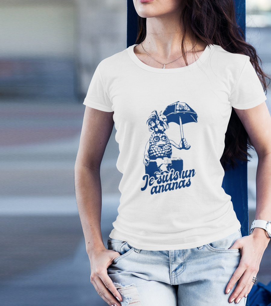 Je Suis Un Ananas Avec Parapluie Et Personnage Humoristique T-Shirt