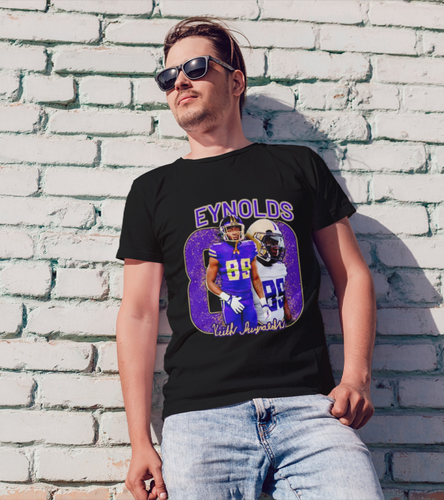 Eynolds 89 Keith Reynolds Husky Football Jersey T-Shirt