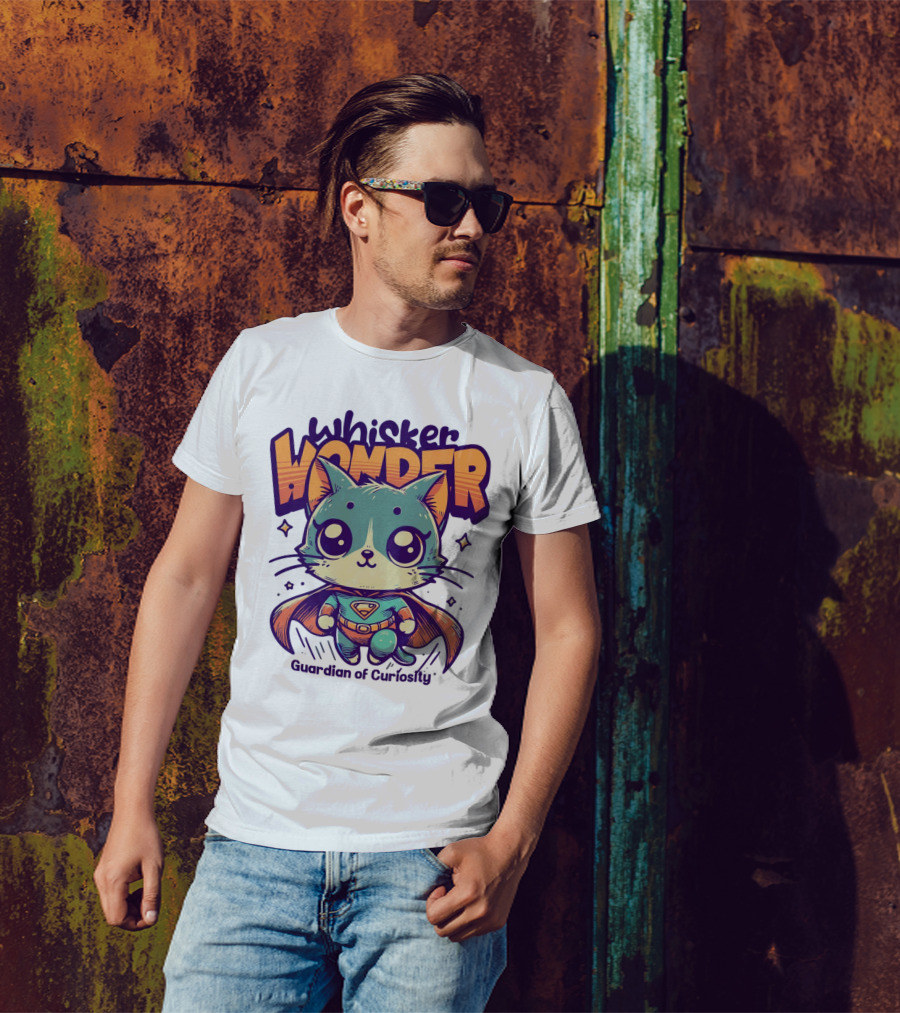Whisker Wonder Guardian Of Curiosity T-Shirt