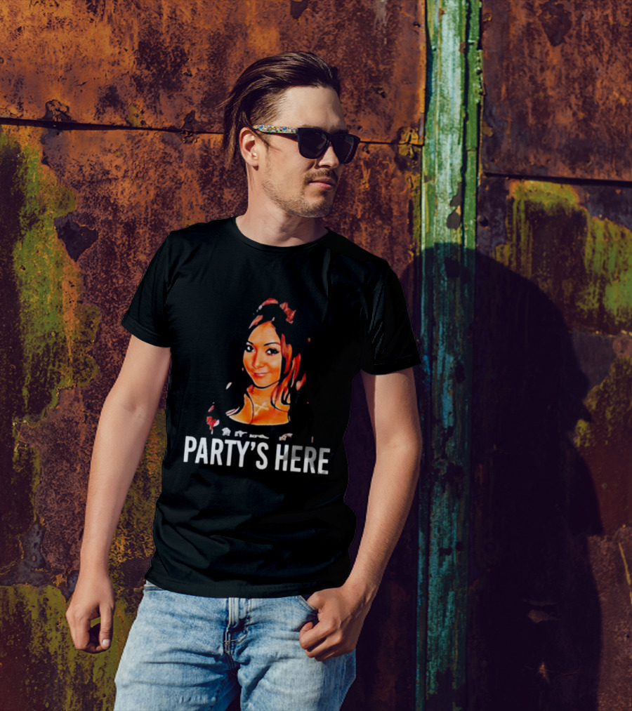 Snooki Party's Here Nicole Polizzi Iconic T-Shirt