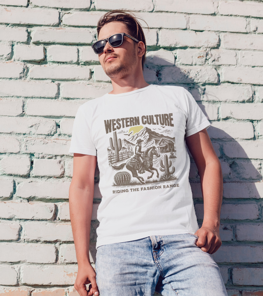 WESTERN CULTURE RIDING THE FASHION RANGE T-Shirt