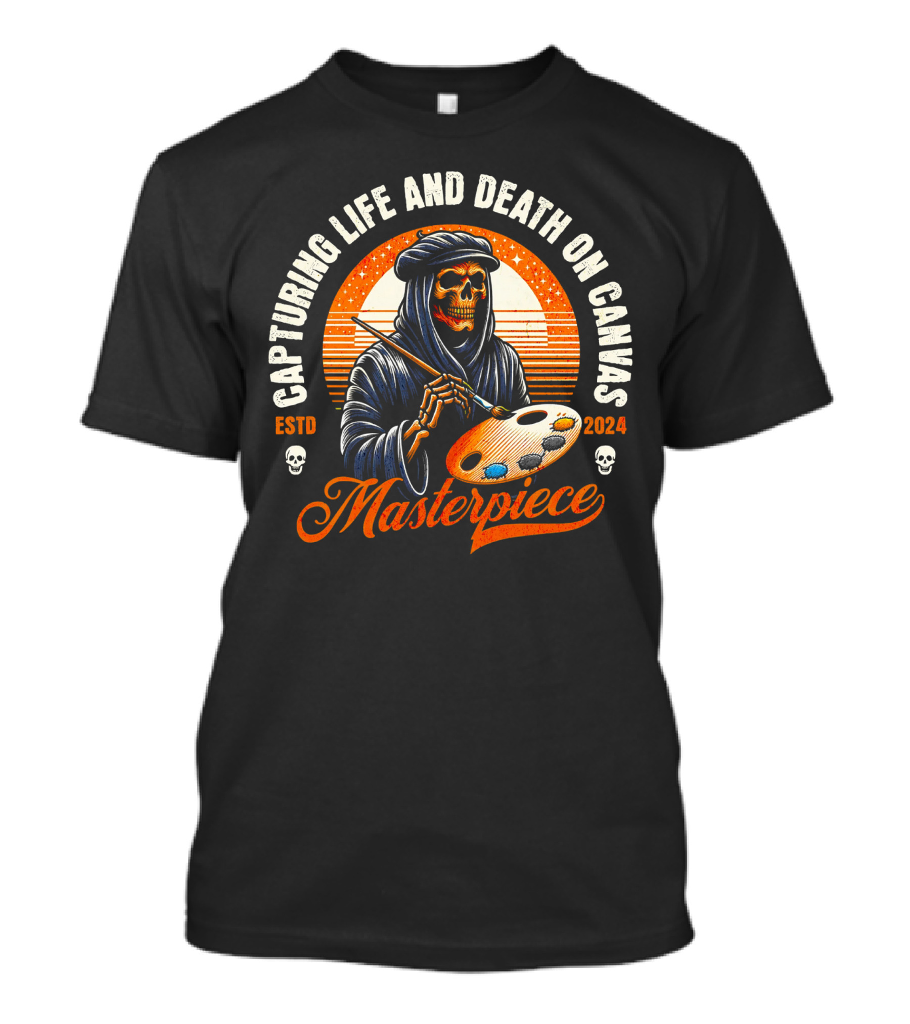 Capturing Life And Death On Canvas Masterpiece ESTD T-Shirt