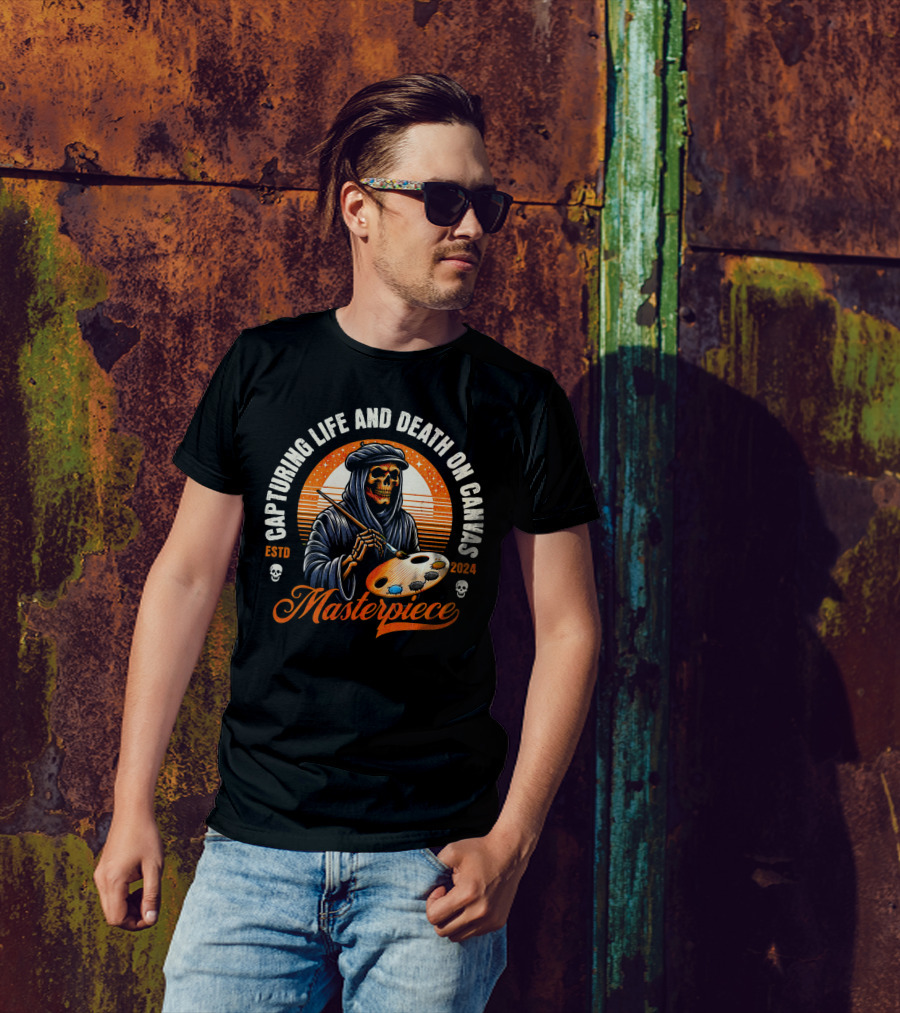Capturing Life And Death On Canvas Masterpiece ESTD T-Shirt