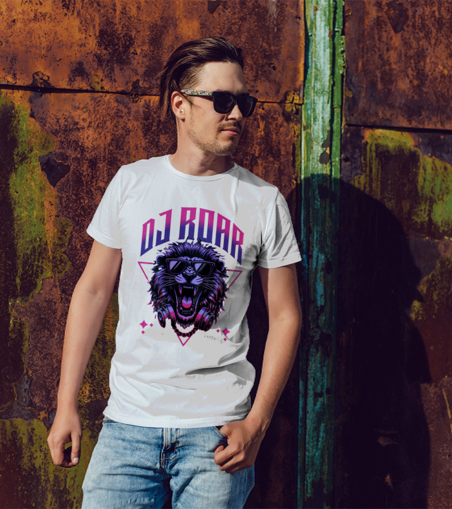 DJ Roar Lion Head HTTL Apparal T-Shirt