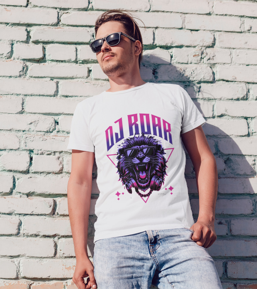 DJ Roar Lion Head HTTL Apparal T-Shirt